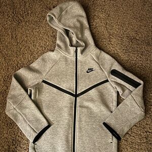 Nike Tech Gray Jacket with Black Trim